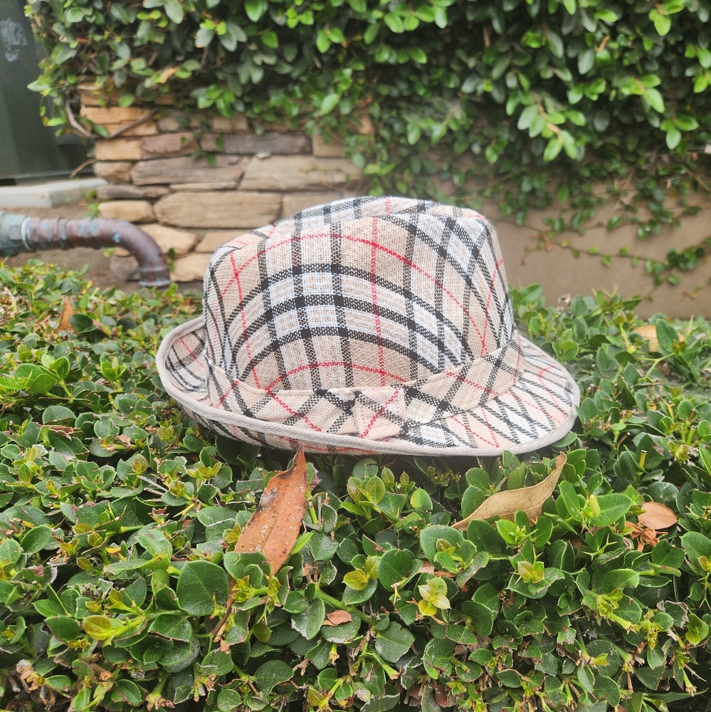 Plaid Fedora Hat